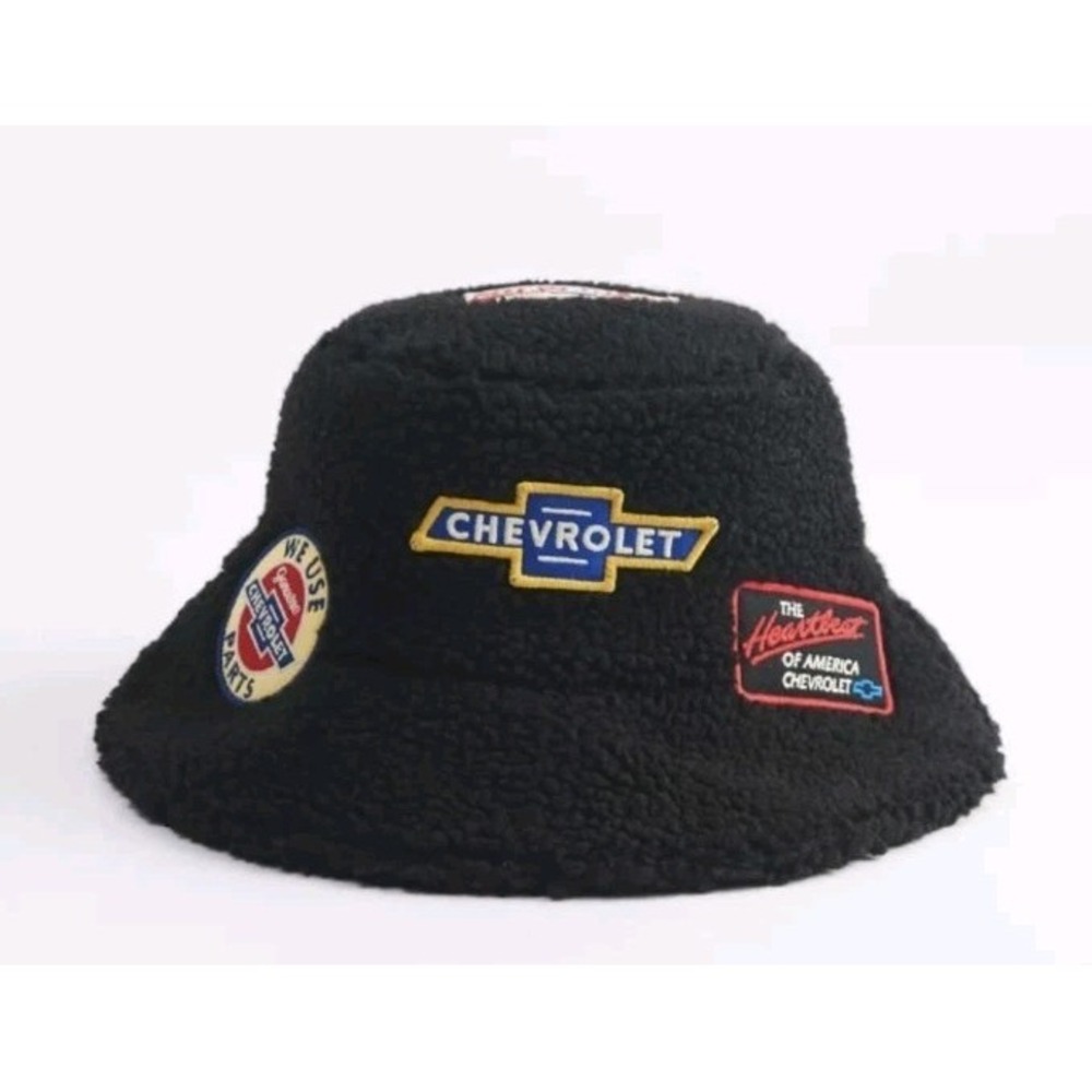 American Needle Chevrolet Patched Fleece Bucket Hat Urban Outfitters NWT